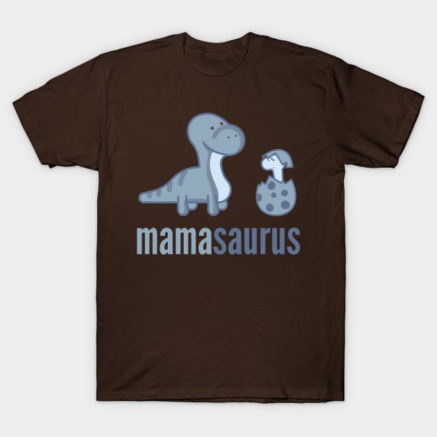 Mamasaurus T-Shirt Family Dinosaur Shirt Set T-Shirt by DoggyStyles